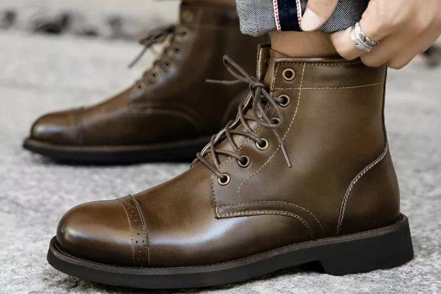 Genuine Leather Winter Boots